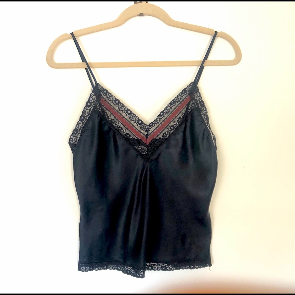 Vintage Christian Dior Satin Lace Camisole